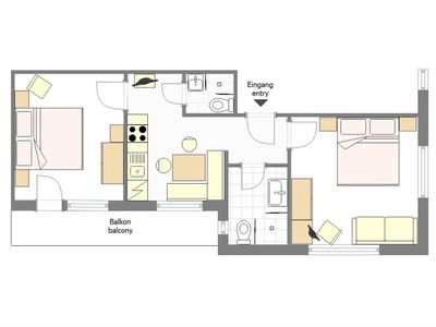 Ferienwohnung für 3 Personen (45 m²) in Kappl 5/10