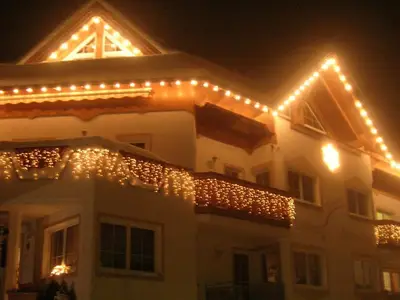 Hausansicht Nacht