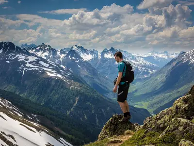Wanderung in den Bergen