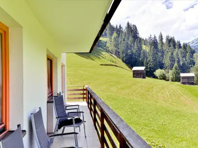 Aussicht Balkon Sommer