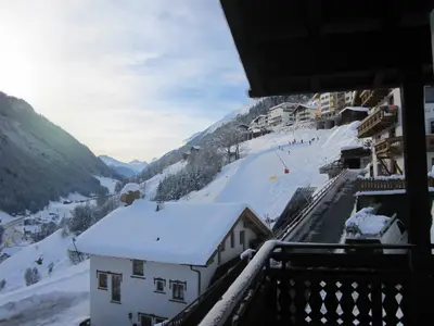 Blick auf die Piste