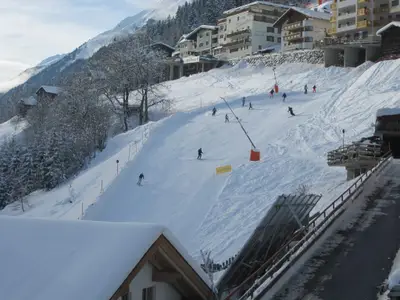 Blick zur Piste