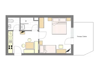 Ferienwohnung für 2 Personen (36 m²) in Kappl 2/10