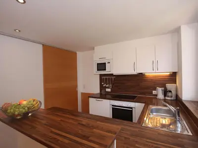 große, top ausgestattete Küche, Appartement Panorama Ischgl 301, Kappl, Tirol