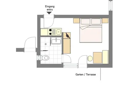 Ferienwohnung für 2 Personen (21 m²) in Kappl 5/10