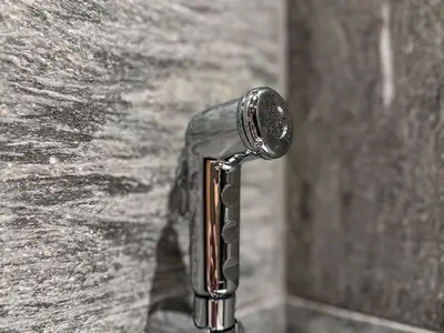 Toilette mit Bidet-Dusche