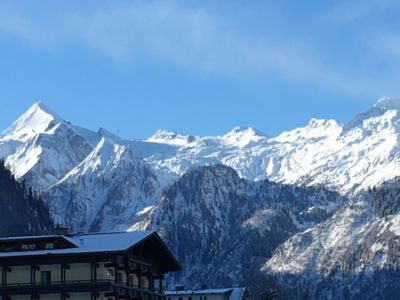 Aussicht vom Ferienhaus [Winter]