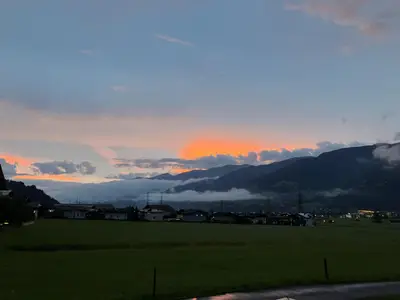 Abendstimmung - Ausblick vom Balkon