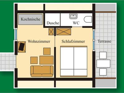 Ferienwohnung für 3 Personen (25 m²) in Karlshagen 6/9