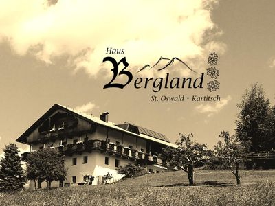 Haus sepia mit logo Sommer