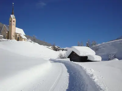 ein Spaziergang am Winterwanderweg