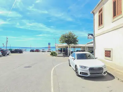 outside
