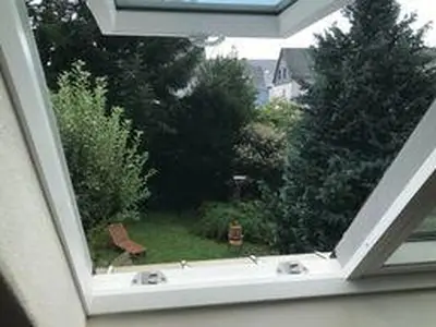 Blick vom Dachstudio in die Natur