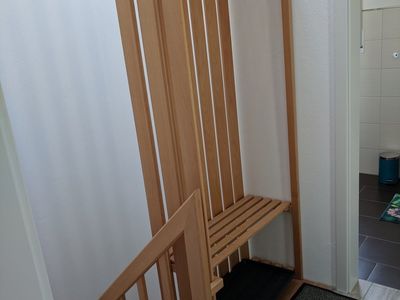 Fewo EG - kleine Garderobe im Eingangsbereich