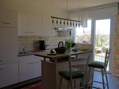 Wohnküche.