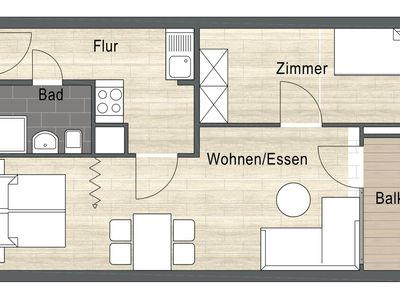 Ferienwohnung für 4 Personen (44 m²) in Kellenhusen 9/10