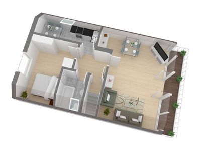 Ferienwohnung für 4 Personen (60 m²) in Kellenhusen 3/10