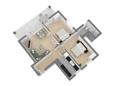 Ferienwohnung für 4 Personen (60 m²) in Kellenhusen 2/10