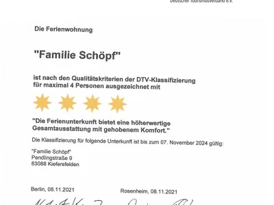DTV Klassifizierung 4 Sterne
