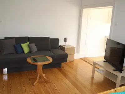 Sitzbereich mit Schlafcouch