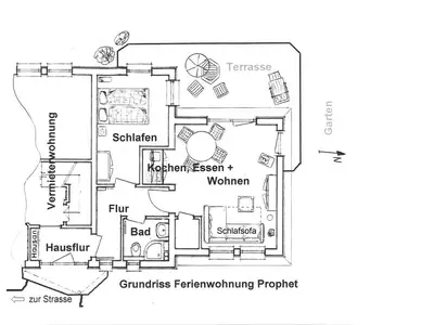 Ferienwohnung Prophet Kiel | Grundriss