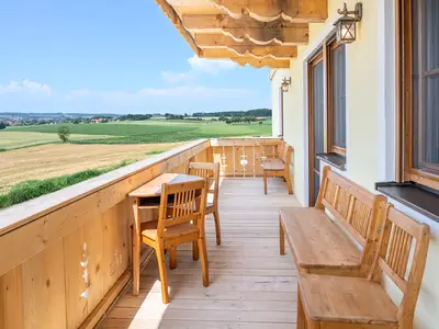 Balkon Fewo Bergblick