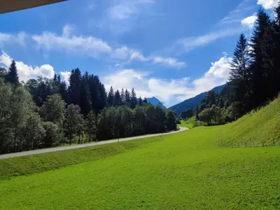 Aussicht vom Ferienhaus [Sommer]
