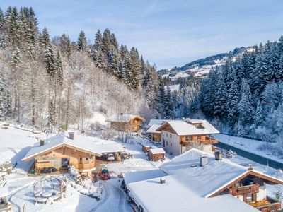 Außenseite Ferienhaus [Winter]