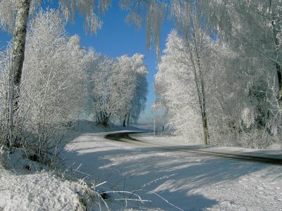 Weg ins Dorf Schlag