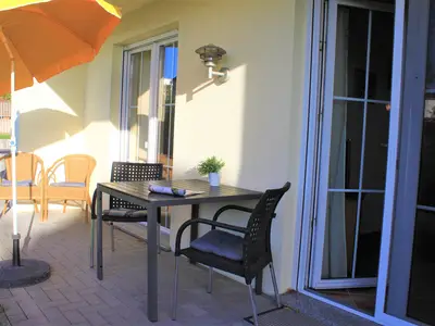 Möblierte Terrasse zum Relaxen