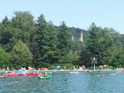 Naturfreibad Kirkel im Sommer