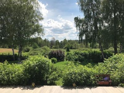 Gartenblick von Terrasse