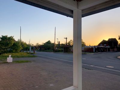 Direkte Lage am Bahnhof Klanxbüll - Ihrem Tor zur Insel Sylt