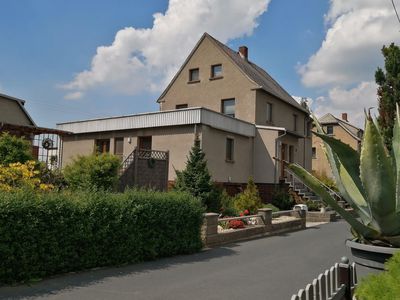 Blick zur Ferienwohnung