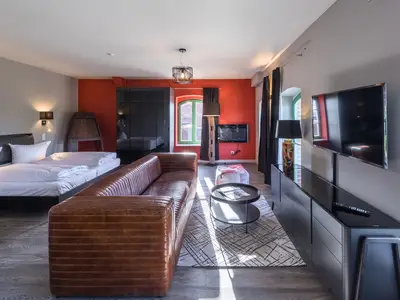 Ferienwohnung Wellenzauber Klink Wohnbereich