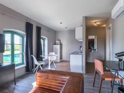 Ferienwohnung Wellenzauber Klink Esstisch