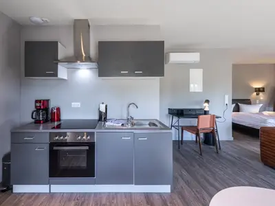 Ferienwohnung Wellenzauber Klink Küchenzeile