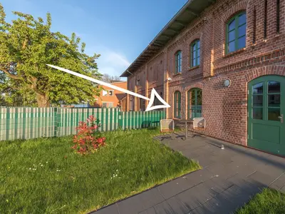 Ferienwohnung Schwalbenblick Klink mit Terrasse - nicht direkt begehbar von der FEWO