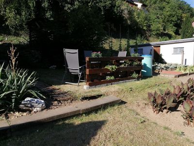 sitzecke_garten_ferienwohnung