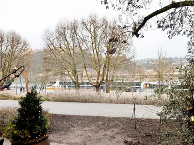 Aussicht vom Hauseingang