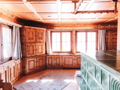 Alpenherz Chalet - Wohnzimmer mit Ausblick