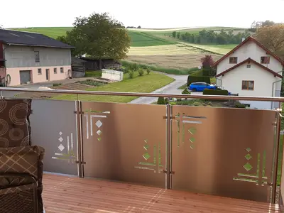 Aussicht  vom Balkon