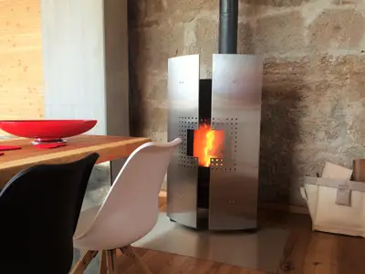 Kuschelfaktor an trüben Tagen: Kaminofen!