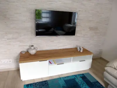 Flachbild TV - Netflix aktiviert / Google Home Mini