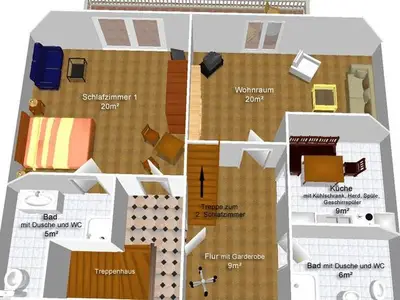 Ferienwohnung für 4 Personen (85 m²) in Königstein/Sächsische Schweiz 4/10