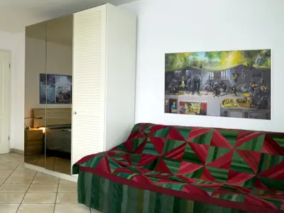 Schlafcouch im Schlafzimmer D4