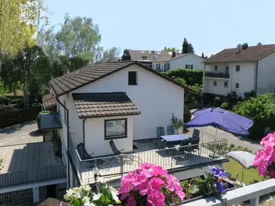 Terrasse der Ferienwohnung D1, 1. Obergeschoss