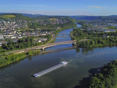 Zusammenfluss von Saar und Mosel