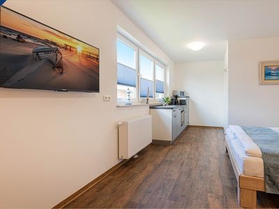 Schlafzimmer mit TV