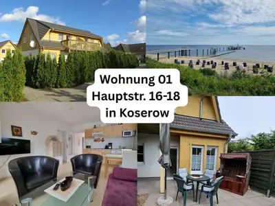 Ferienwohnung für 3 Personen (48 m²) in Koserow (Seebad) 1/10